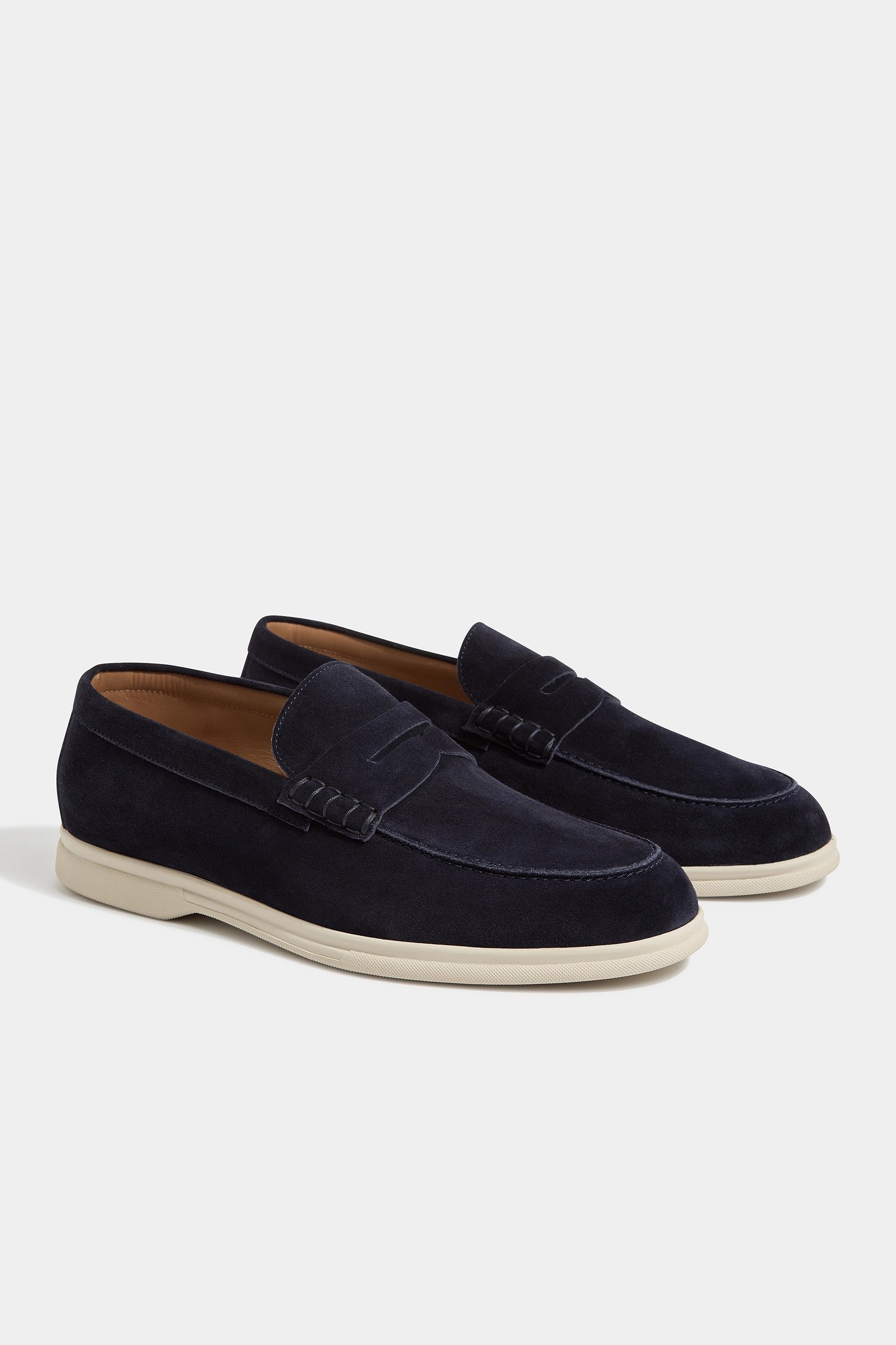 Blue penny loafers - Made in Italy