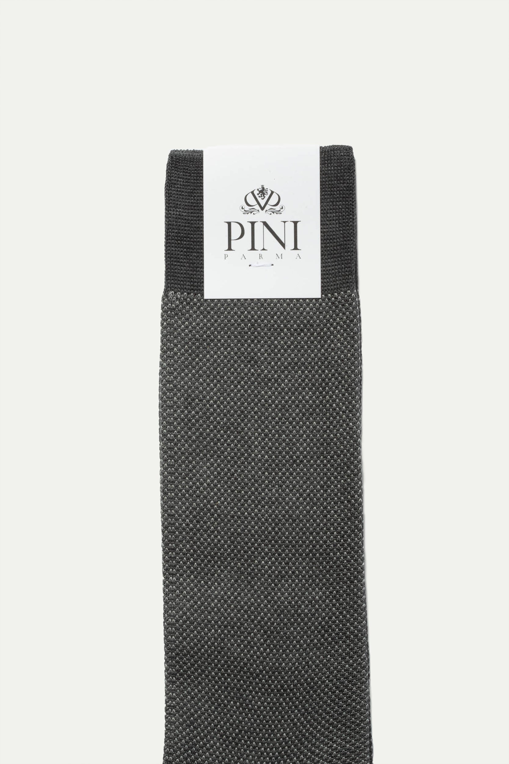 Grey patterned short socks - Made in Italy