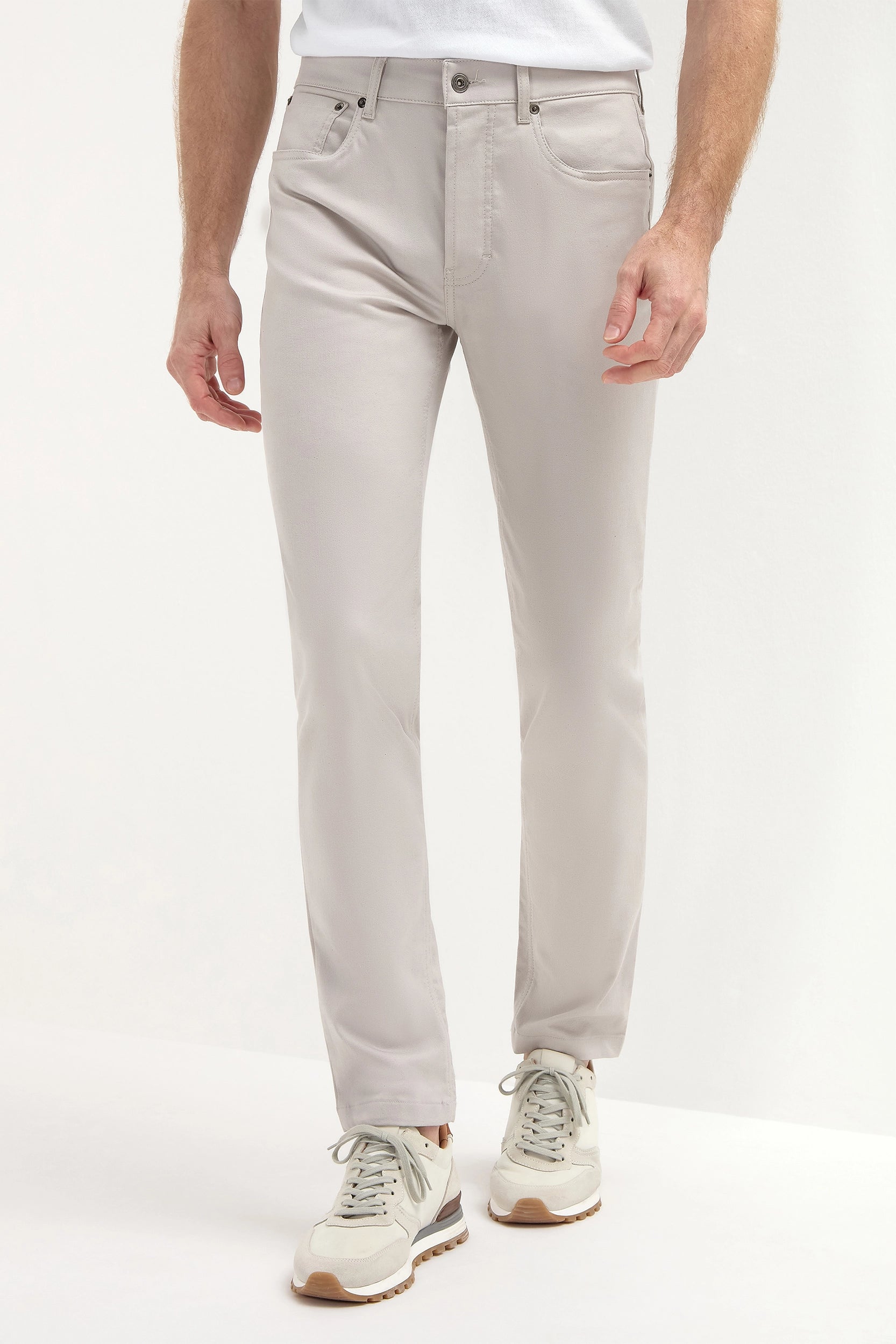 Sand 5 pocket trousers - Made in Italy