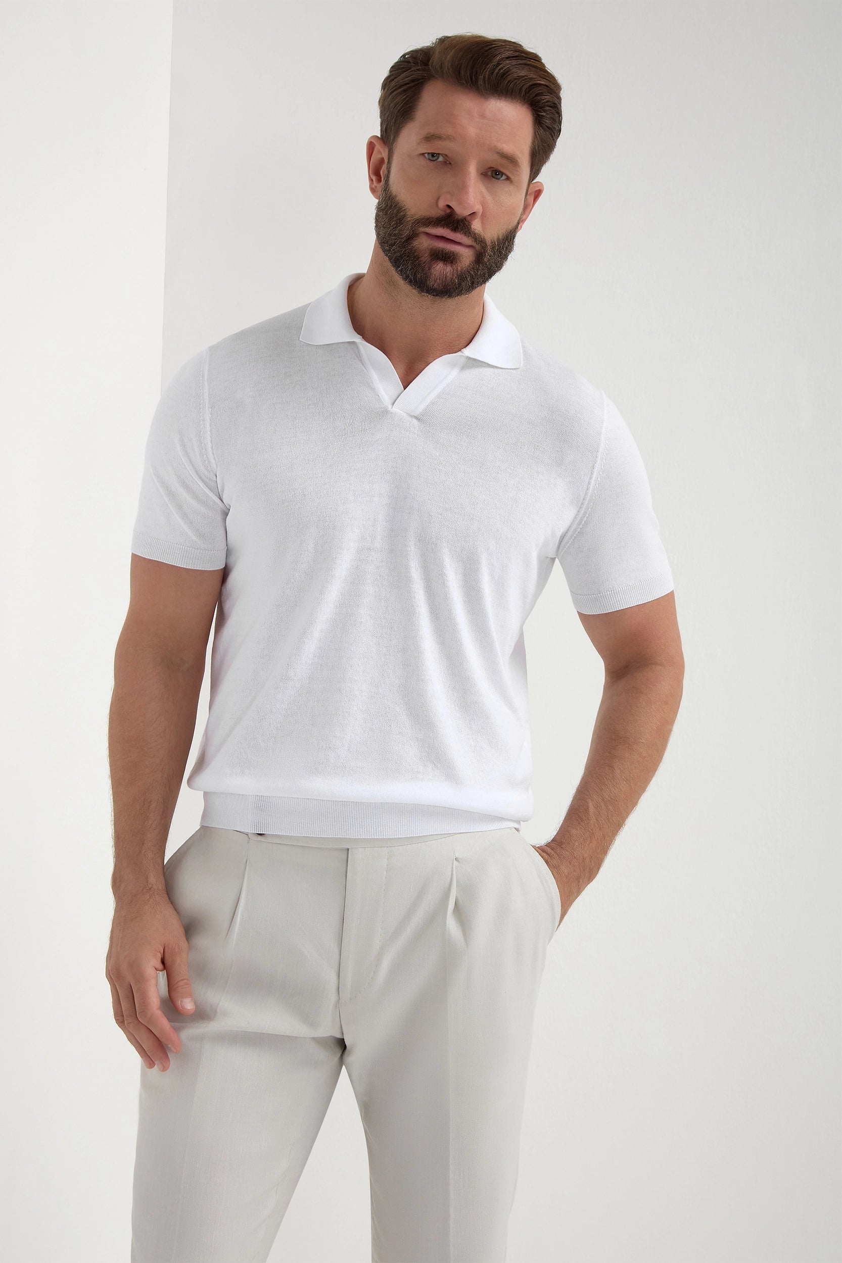 White polo - Made in Italy